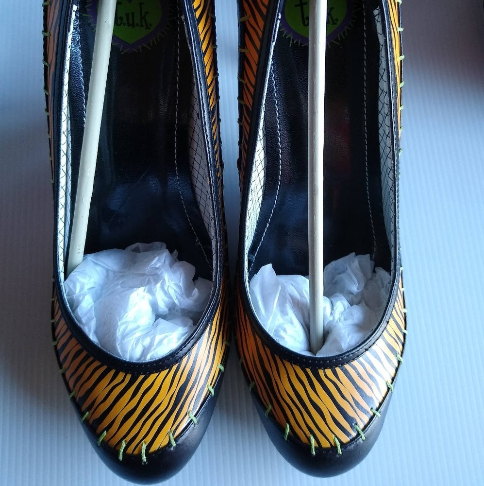 TUK Tiger Print Heels